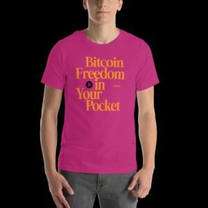 Bitcoin T-shirt (Bitcoin Freedom in your Pocket)
