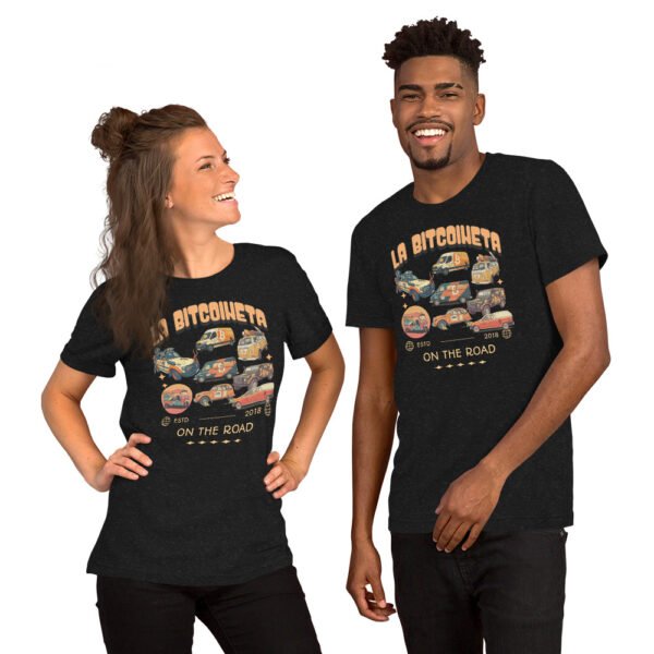 Bitcoinetas on the road t-shirt