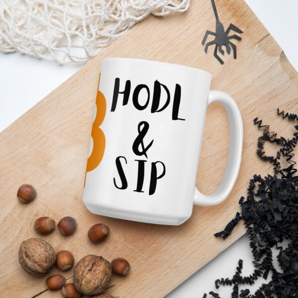 Bitcoin mug HODL & SIP